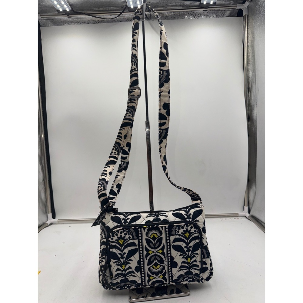 Vera Bradley Fanfare Little Hip Bag Crossbody Organizer Retired Quilted